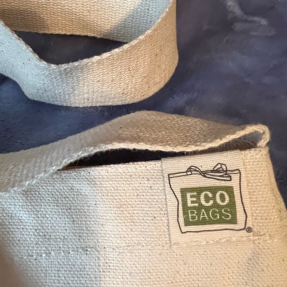 Eco Bag Knitting Is My Cardio Tote, new with tag, recycled cotton canvas - Picture 2 of 9